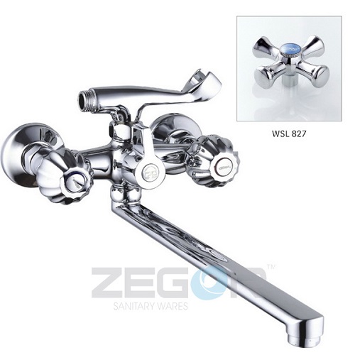 Смеситель для ванны ZEGOR | TROYA DML7-B827