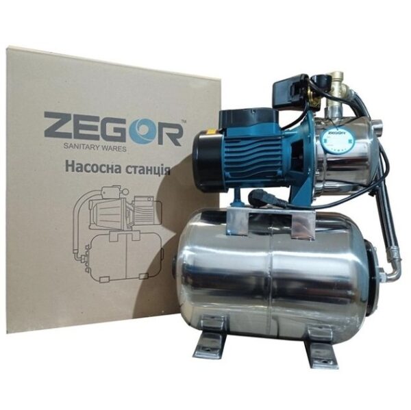 Насосная станция Zegor 1.1kw H45м Q3.3м?/г 24л (AU-AS-120S-24S) — изображение 2