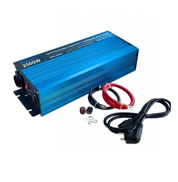 Инвертор-преобразователь напряжения ZEGOR UPS 2500W 12/220V чистая синусоида (DPR-2500C)