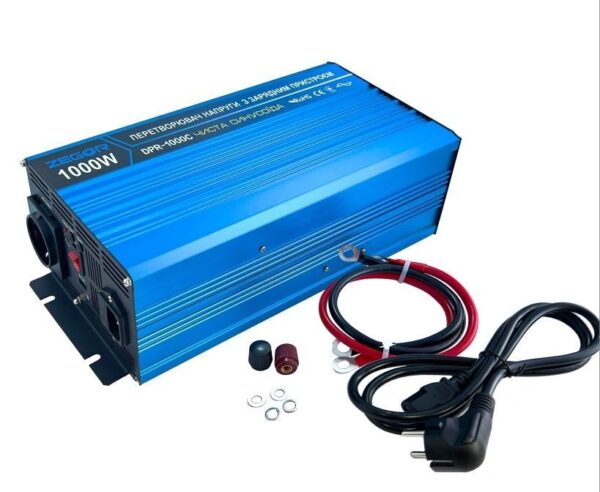 Инвертор-преобразователь напряжения ZEGOR UPS 1000W 12/220V чистая синусоида (DPR-1000C)