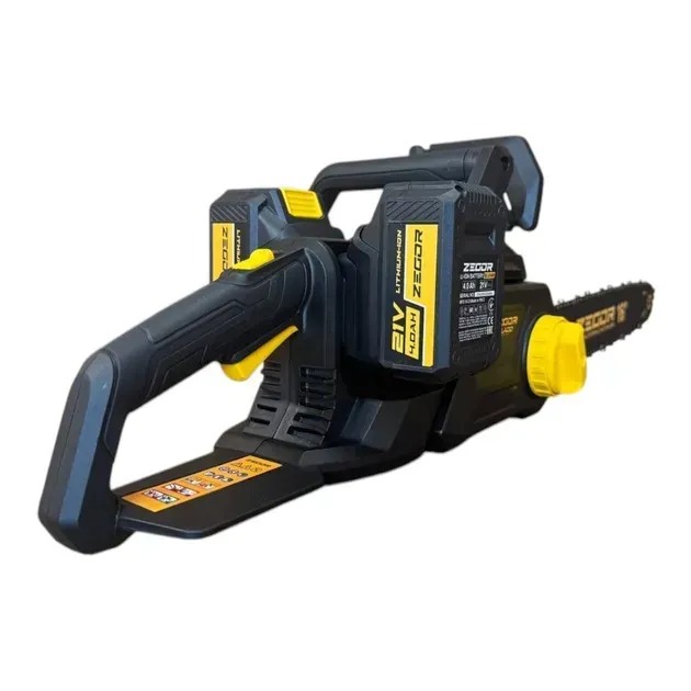 Пила цепная аккумуляторная ZEGOR CSPB-21BL-16 (2акум.21В 4Ач/зарядный/40см) — изображение 3