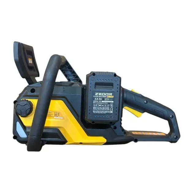 Пила цепная аккумуляторная ZEGOR CSPB-21BL-16 (2акум.21В 4Ач/зарядный/40см) — изображение 5